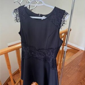 Elegant Black Lace Dress